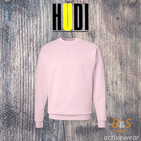 BSI 901 - HUDI Premium Comfortable UNISEX Crew Neck Sweatshirt