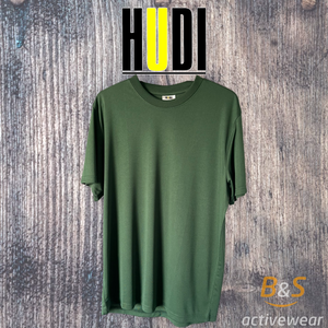 BSI 105 Forest Green -Men's Short Sleeve Crew Neck 100% Polyester Moisture Wicking Performance T-Shirt - B&S Activewear