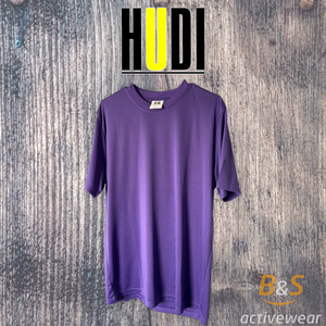 BSI 105 Violet - Men's Short Sleeve Crew Neck 100% Polyester Moisture Wicking Performance T-Shirt - B&S Activewear